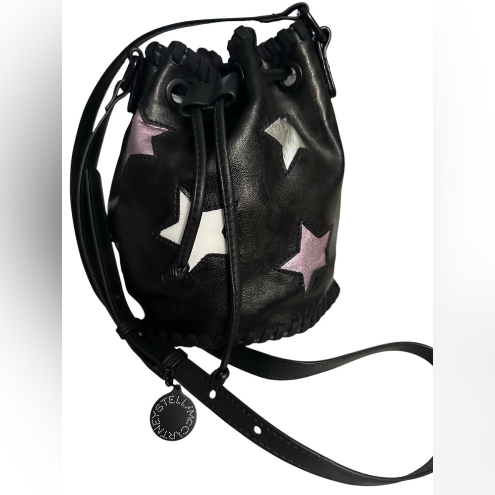 Stella McCartney Kids Bucket Bag with Adjustable Strap Vegan Leather